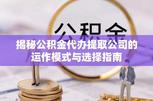 长垣揭秘公积金代办提取公司的运作模式与选择指南