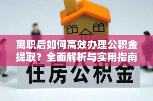 长垣离职后如何高效办理公积金提取？全面解析与实用指南