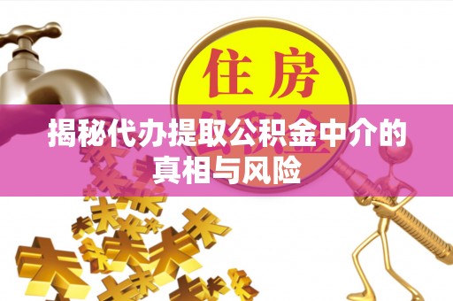 长垣揭秘代办提取公积金中介的真相与风险