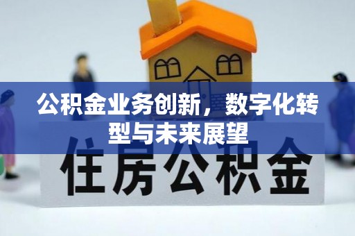 长垣公积金业务创新，数字化转型与未来展望