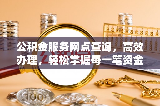 长垣公积金服务网点查询，高效办理，轻松掌握每一笔资金动态