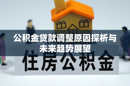 长垣公积金贷款调整原因探析与未来趋势展望