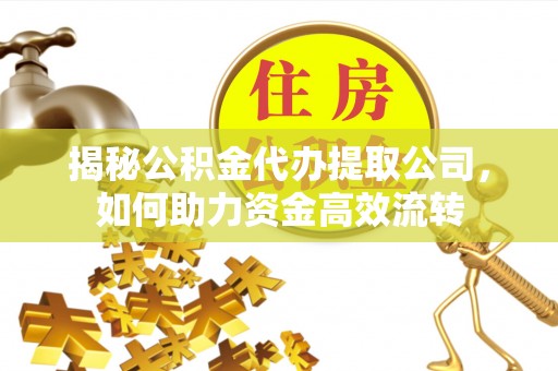 长垣揭秘公积金代办提取公司，如何助力资金高效流转