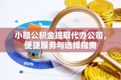 长垣小额公积金提取代办公司，便捷服务与选择指南