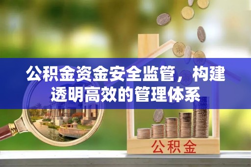 长垣公积金资金安全监管，构建透明高效的管理体系