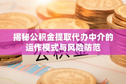 长垣揭秘公积金提取代办中介的运作模式与风险防范