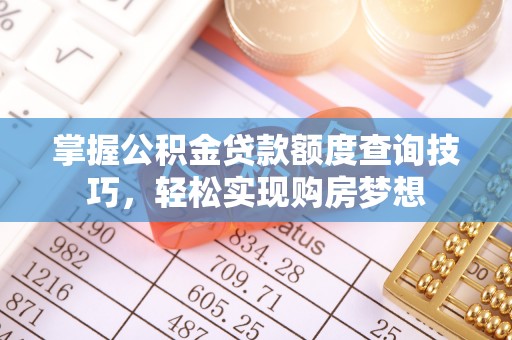 长垣掌握公积金贷款额度查询技巧，轻松实现购房梦想