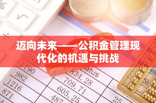 长垣迈向未来——公积金管理现代化的机遇与挑战