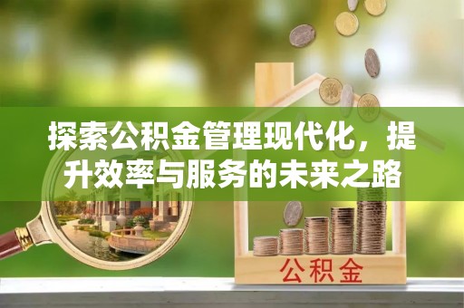长垣探索公积金管理现代化，提升效率与服务的未来之路