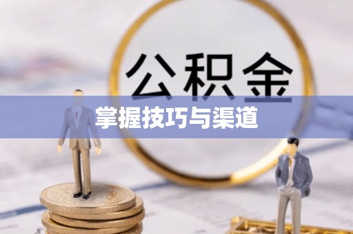 长垣掌握技巧与渠道