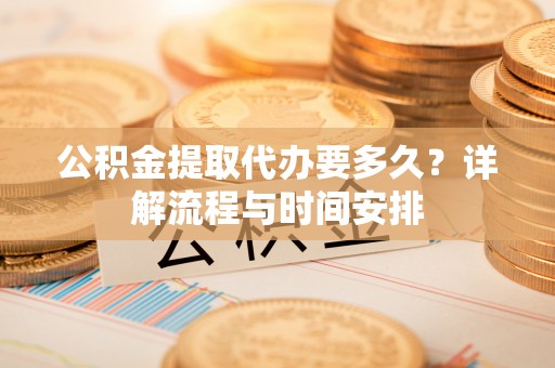 长垣公积金提取代办要多久？详解流程与时间安排